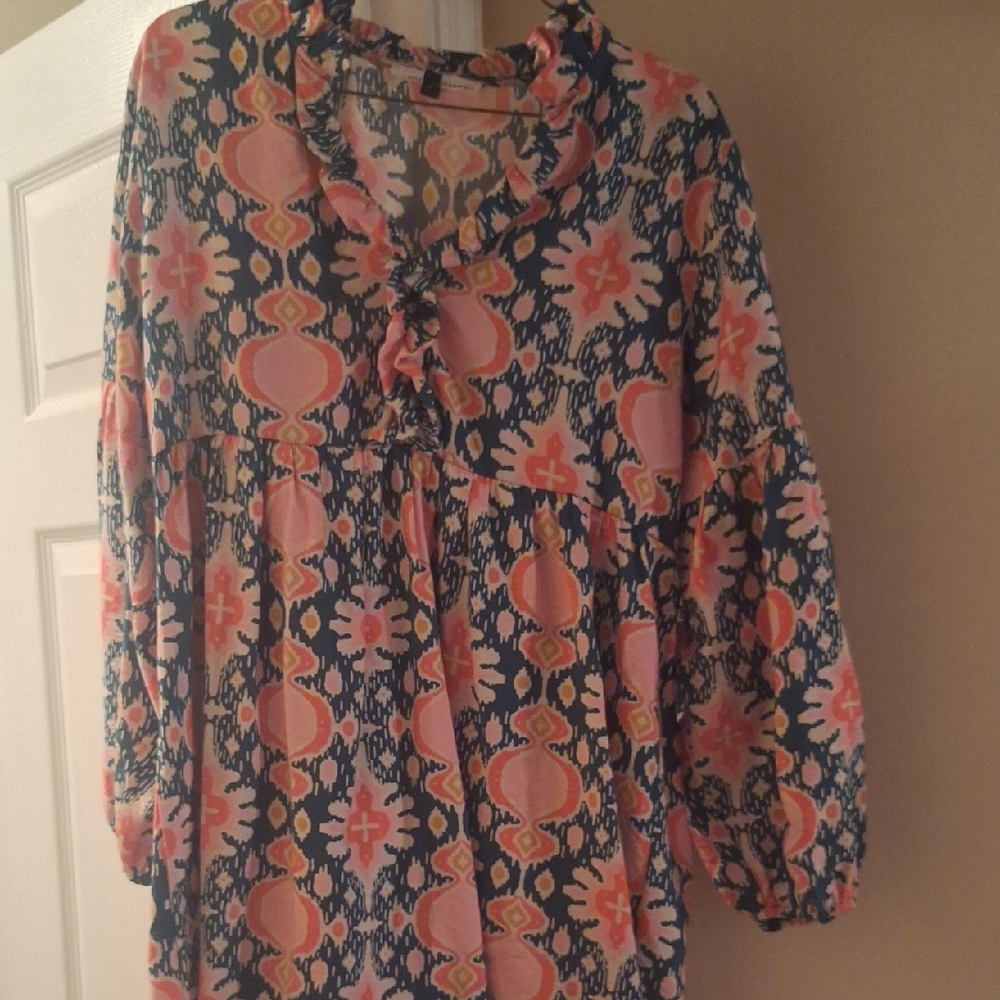 Floral Patterned Women's Top